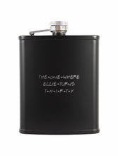 Load image into Gallery viewer, Black Hip Flask 180ml - Personalised