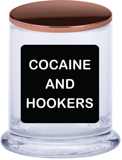 Cocaine and hookers Scented Candle CRU05-01-12204