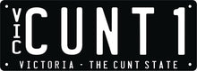 Load image into Gallery viewer, Number Plate - CUNT1 VIC PLATE