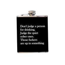 Load image into Gallery viewer, Black Hip Flask 180ml - Personalised
