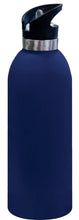 Load image into Gallery viewer, 1 LITRE Personalised Drink Bottle LARGE Stainless Steel Laser Engraved Colour Rubber Paint Coating Matte - fair-dinkum-gifts