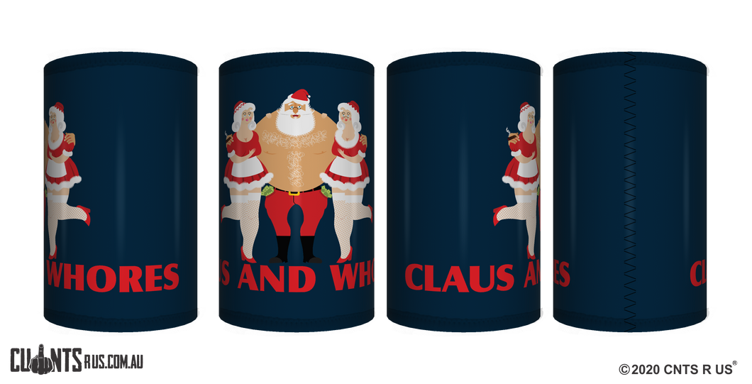 Claus And Whores Stubby Holder CRU26-40-12110
