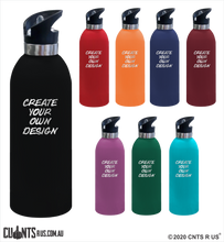 Load image into Gallery viewer, Personalised Any Wording 1 Litre Drink Bottle Laser Engraved Gift - CRU08-68-21011