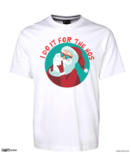 Load image into Gallery viewer, I Do It For The Hos Santa Christmas T-shirt CRU01-1HT-24035