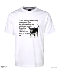 Load image into Gallery viewer, I Find It Really Embarrassing When Guests Visit My House And My Dog Sniffs Their Crotch T-Shirt CRU01-1HT-12159