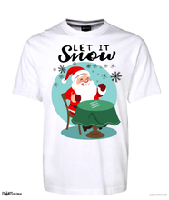 Load image into Gallery viewer, Let It Snow! T-shirt CRU01-1HT-24038