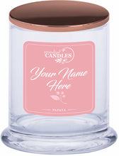 Load image into Gallery viewer, PERSONALISED Soy Scented Candle Gift Customise Your Text