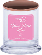 Load image into Gallery viewer, PERSONALISED Soy Scented Candle Gift Customise Your Text
