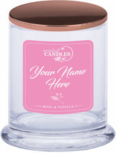 Load image into Gallery viewer, PERSONALISED Soy Scented Candle Gift Customise Your Text