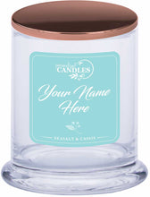 Load image into Gallery viewer, PERSONALISED Soy Scented Candle Gift Customise Your Text