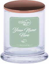 Load image into Gallery viewer, PERSONALISED Soy Scented Candle Gift Customise Your Text