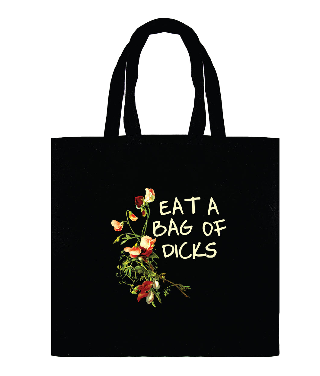 Eat a bag of dicks Calico Tote Bag - CRU09-746B-33003