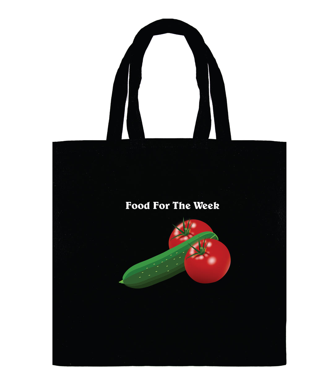 Food for the week Calico Tote Bag - CRU09-746B-33005