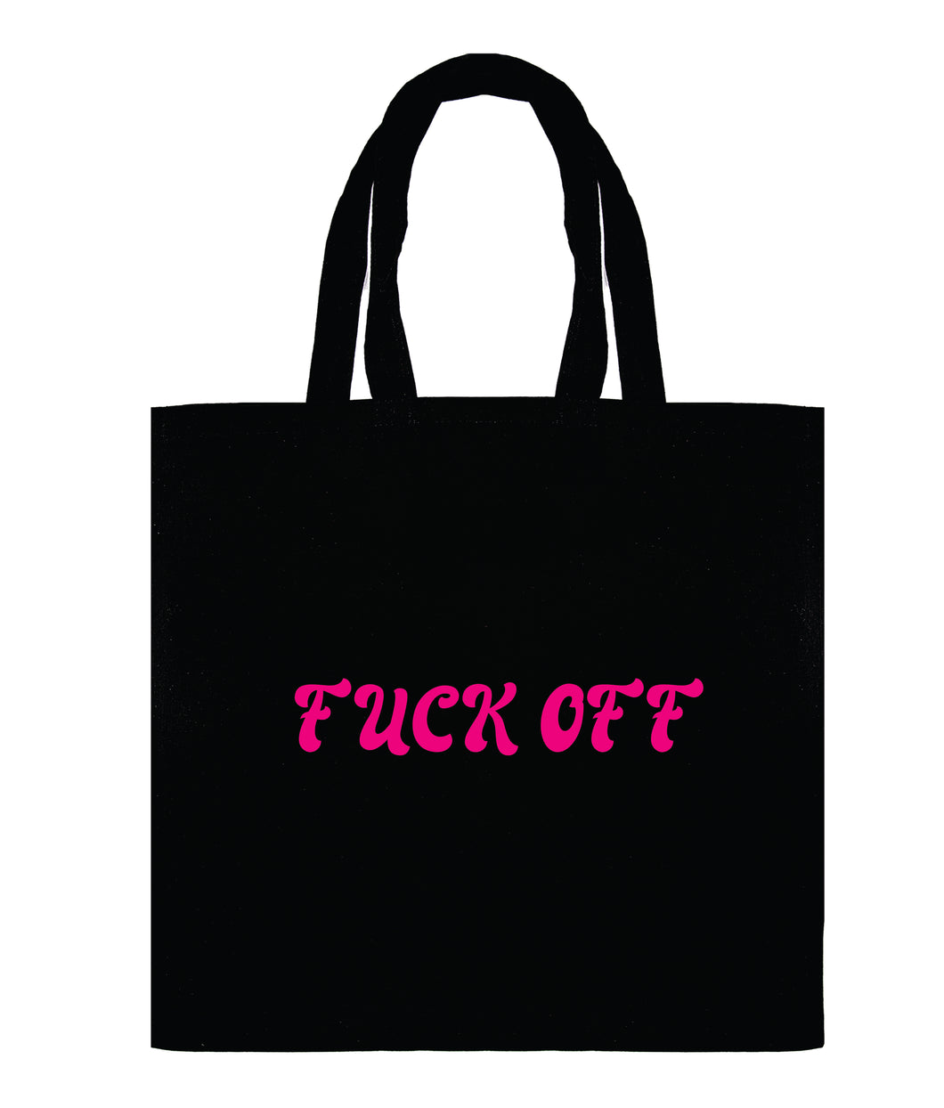 Fuck off Calico Tote Bag - CRU09-746B-33006