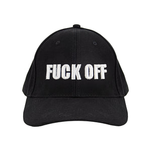 Black Cap 3D Embroidered - FUCK OFF (3845)
