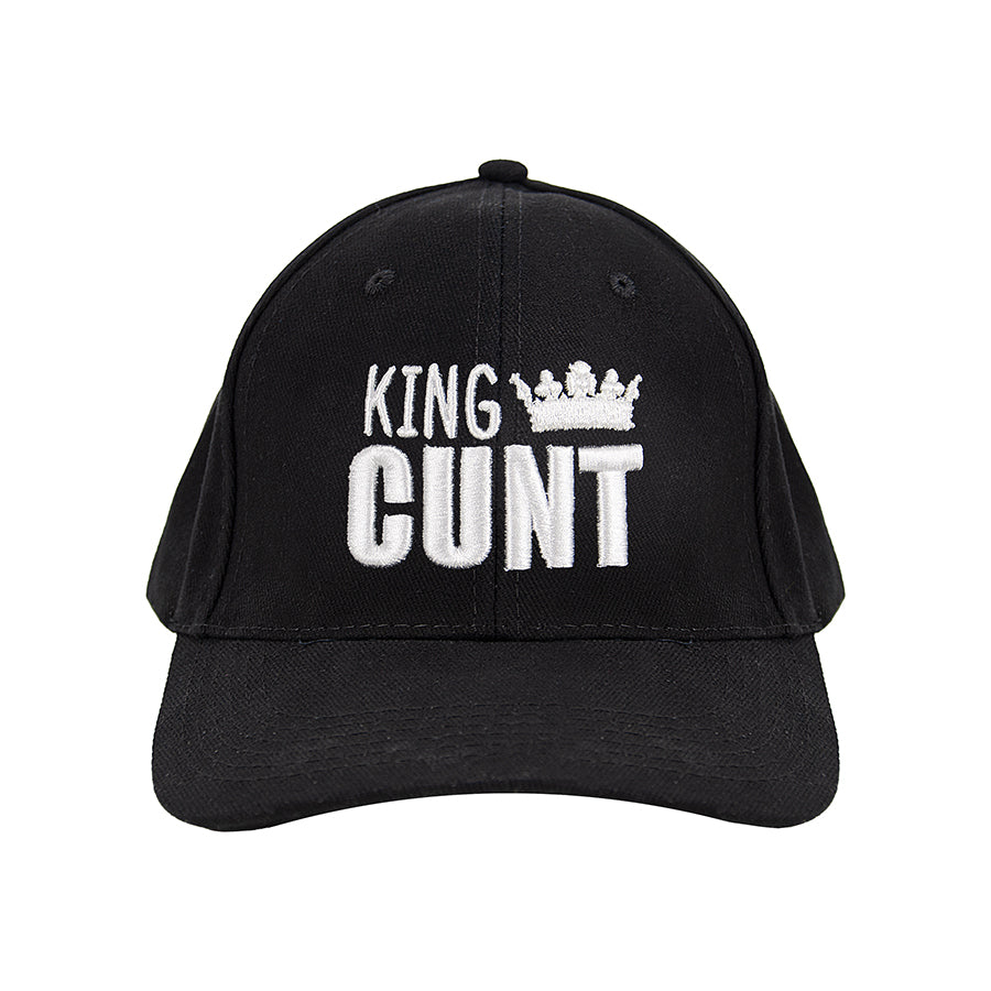 Black Cap 3D Embroidered - KING CUNT (3840)