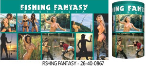 Fishing Fantasy Sexy Aussie Babes Stubby Holder Drink Cooler Holder