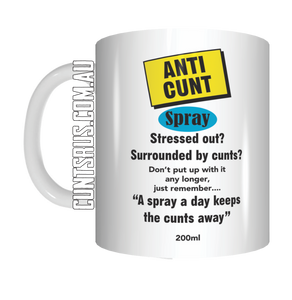 Anti Cunt Spray Coffee Mug Gift CRU07-92-8214