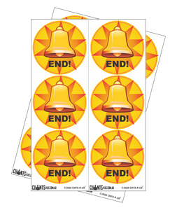 Sticker Pack - Bell End CRU18-23R-11040