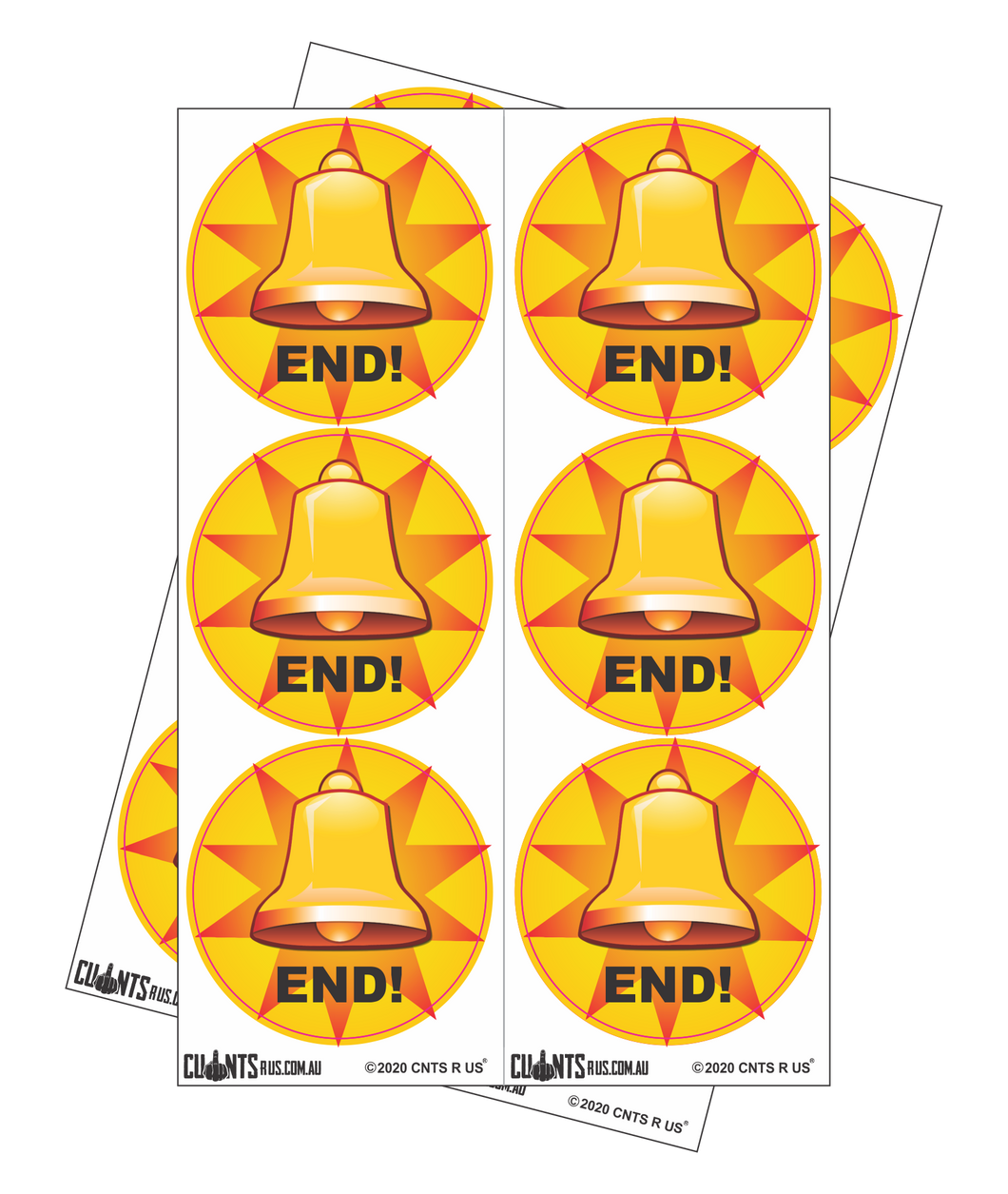 Sticker Pack - Bell End CRU18-23R-11040
