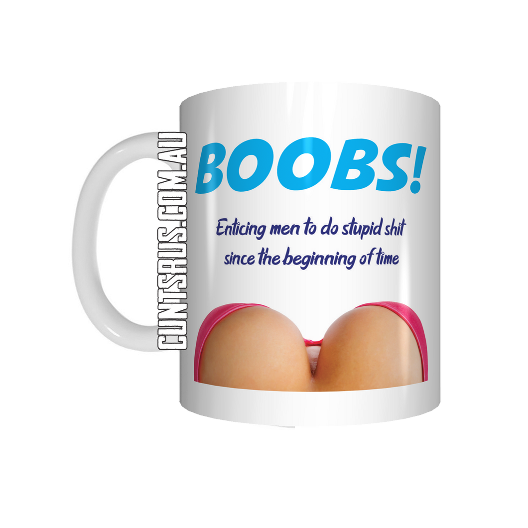 Boobs! Enticing Men To Do Stupid Shit Mug Coffee Mug Gift CRU07-92-12088