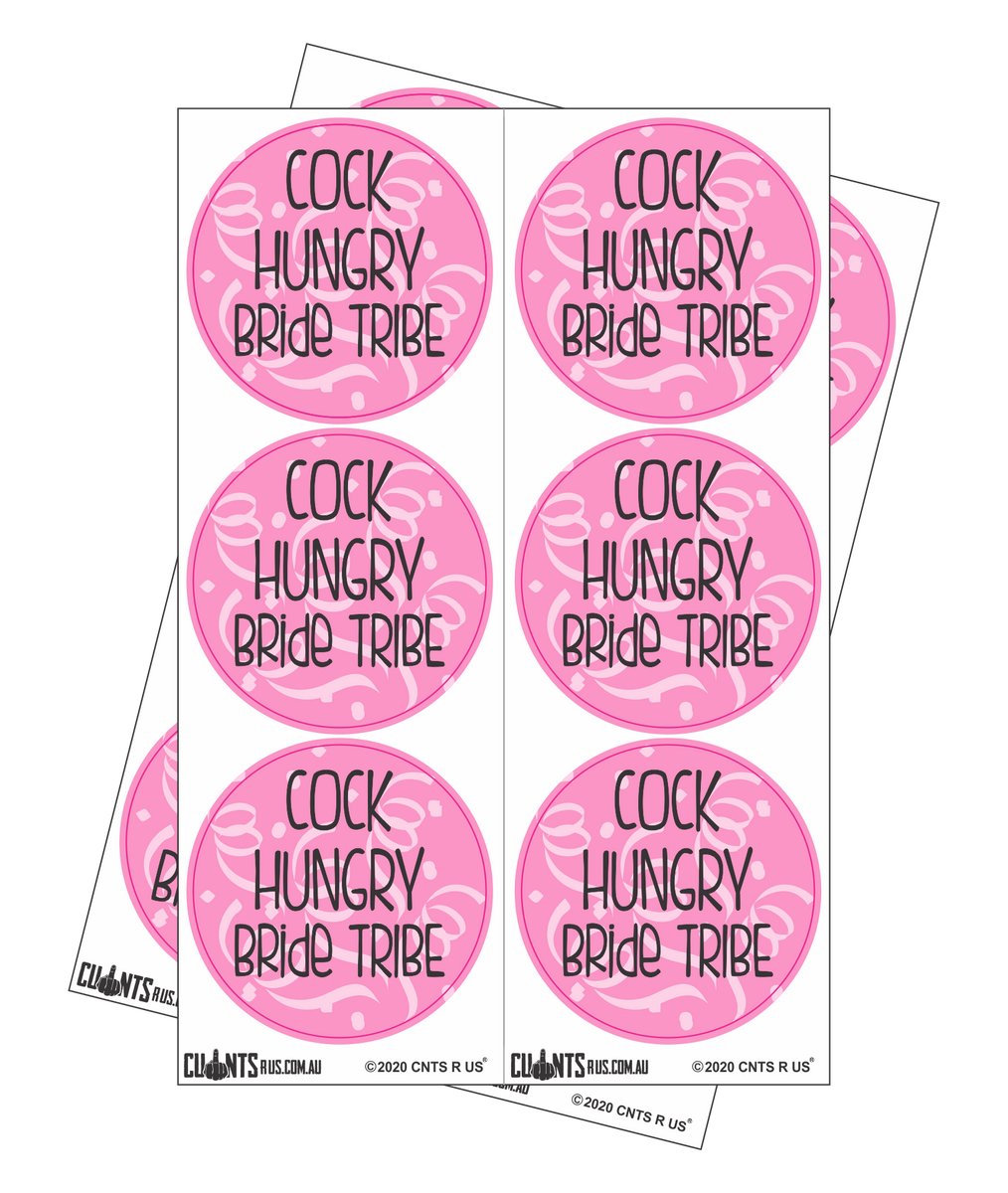 Sticker Pack Cock Hungry Bride Tribe Cru18 23r 11044 Cunts R Us