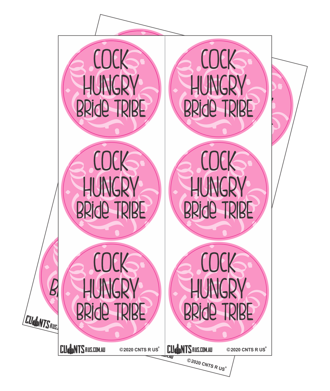Sticker Pack - Cock Hungry Bride Tribe CRU18-23R-11044