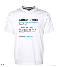 Load image into Gallery viewer, Cuntentment Definition Tee T-Shirt CRU01-1HT-24031
