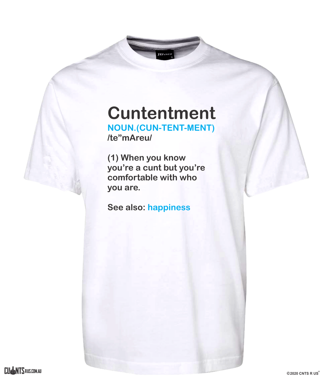 Cuntentment Definition Tee T-Shirt CRU01-1HT-24031