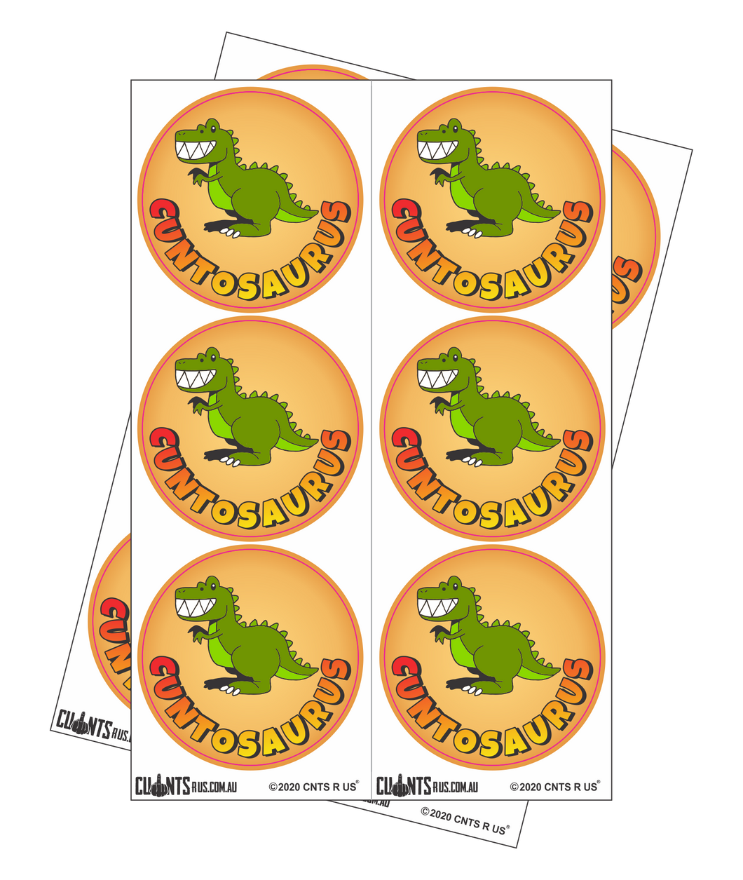 Sticker Pack - Cuntosaurus CRU18-23R-11045