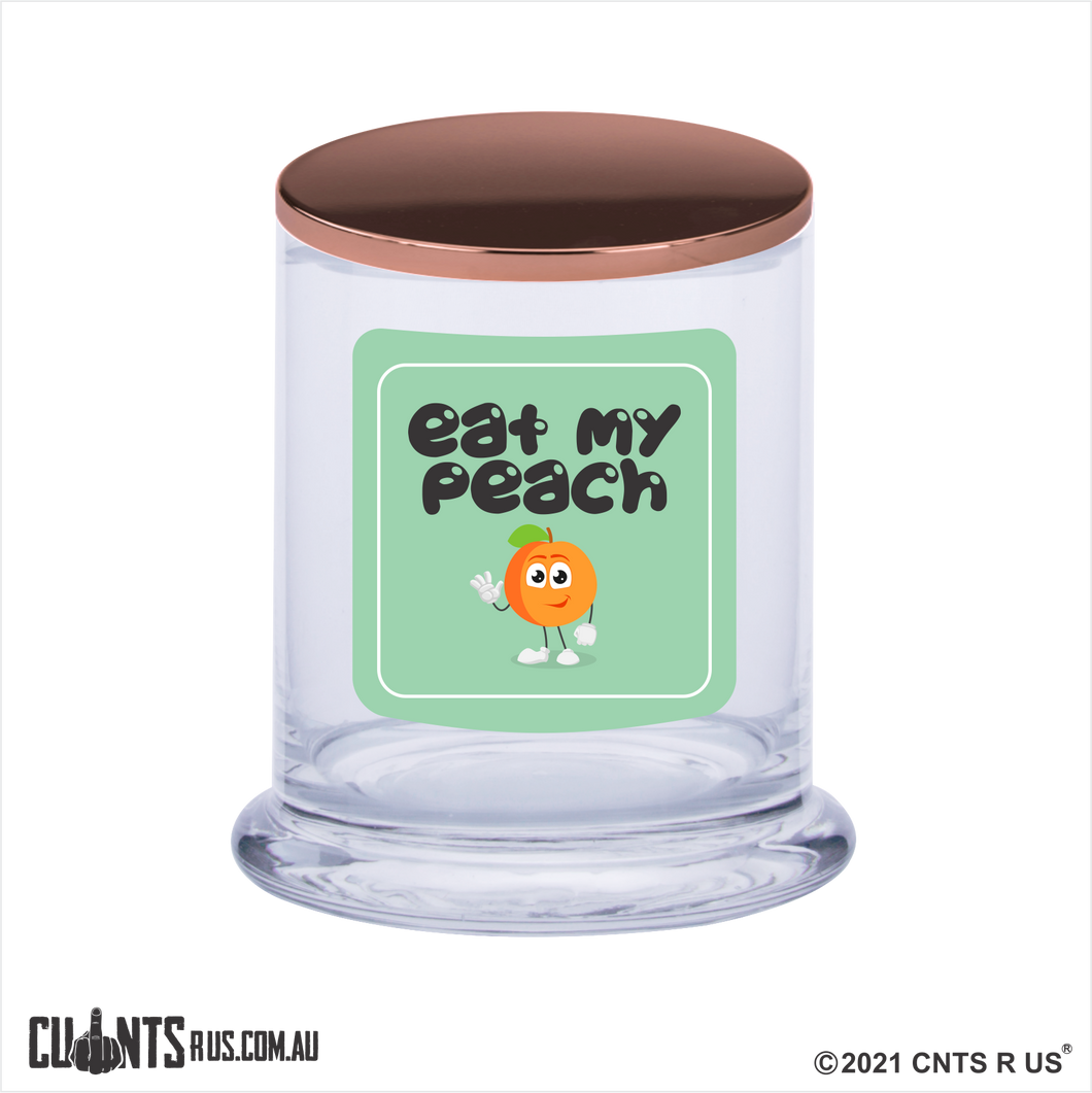 Eat My Peach Scented Candle