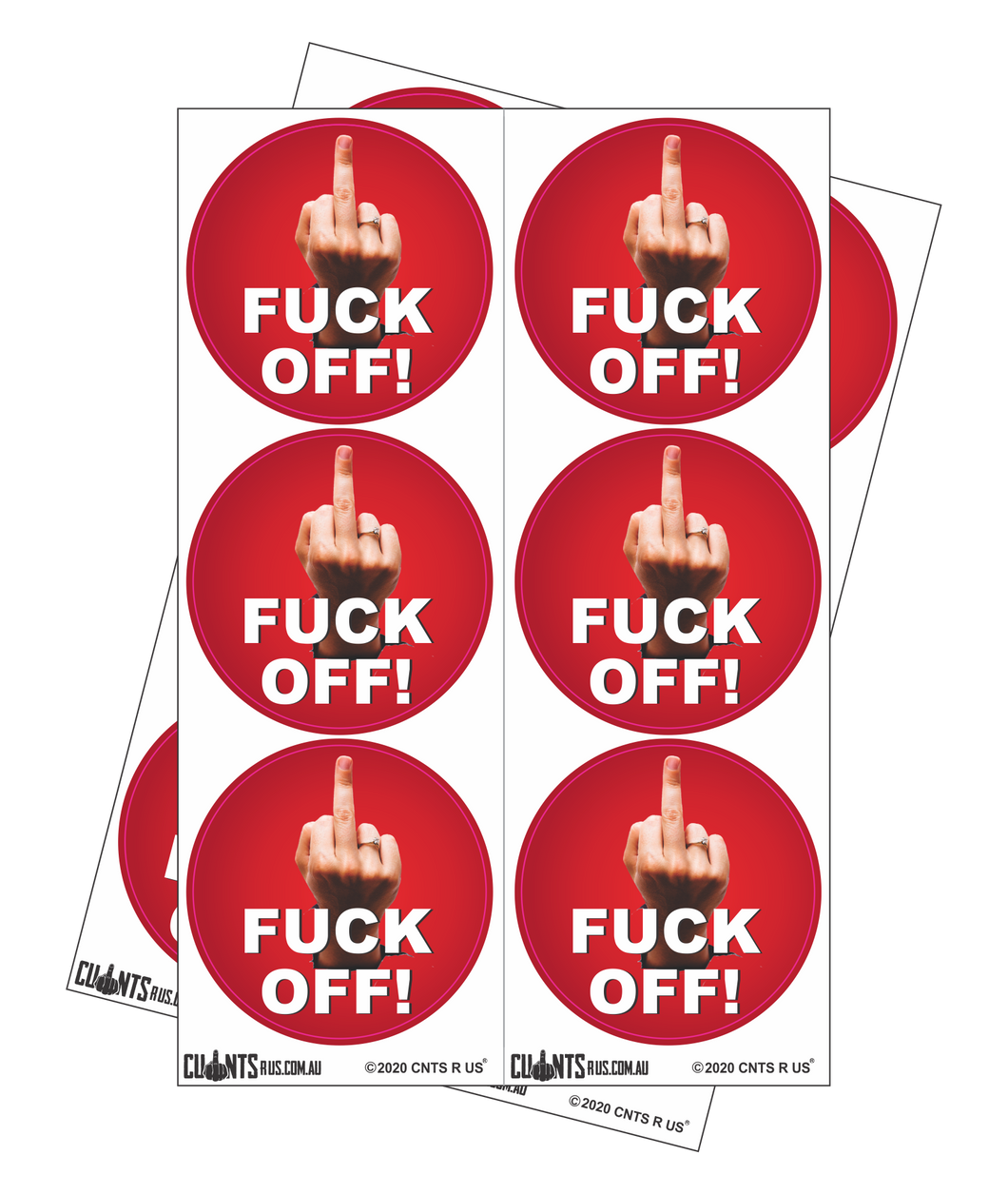 Sticker Pack - Fuck Off CRU18-23R-11050