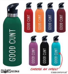 Good Cunt 1 Litre Drink Bottle Laser Engraved Gift - CRU08-68-21008