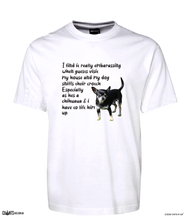 Load image into Gallery viewer, I Find It Really Embarrassing When Guests Visit My House And My Dog Sniffs Their Crotch T-Shirt CRU01-1HT-12159
