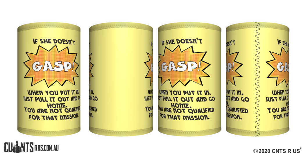 If She Doesn't Gasp When You Put It In Pull It Out... Stubby Holder CRU26-40-12164
