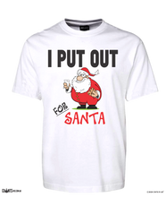 Load image into Gallery viewer, I Put Out For Santa T-shirt CRU01-1HT-24032
