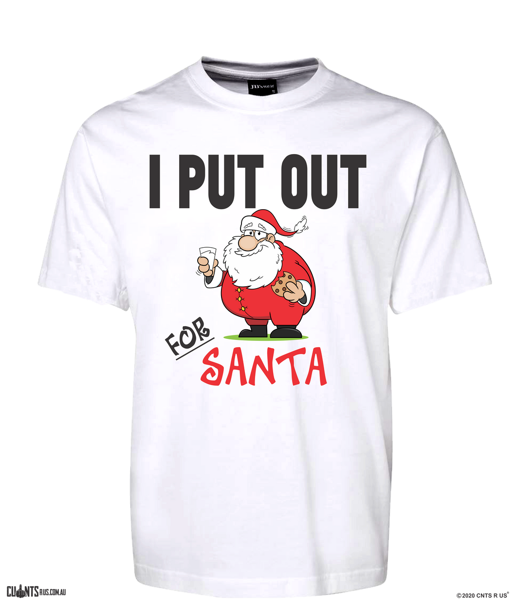I Put Out For Santa T-shirt CRU01-1HT-24032