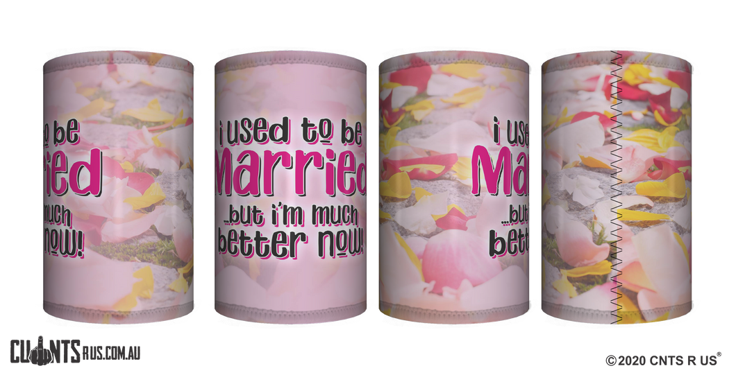 I Used To Be Married Stubby Holder CRU26-40-12143