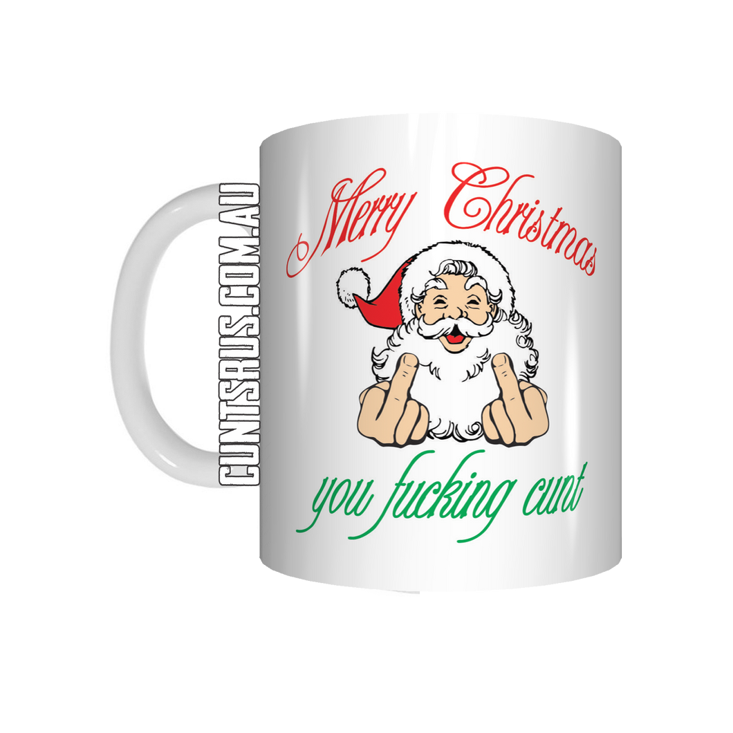 Merry Christmas You Fucking Cunt Coffee Mug Gift CRU07-92-12033