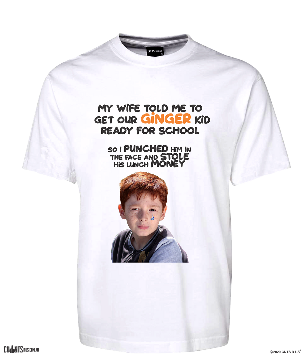 My Wife Told Me To Get Our Ginger Kid Ready For School... T-Shirt CRU01-1HT-12170