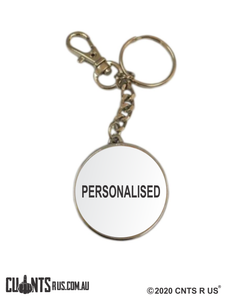 Personalised Classic Double Sided Keyring CRU17-32-51002