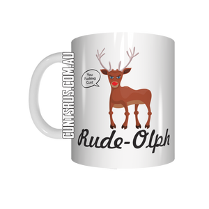 Rude-Olph Christmas Mug CRU07-92-12090