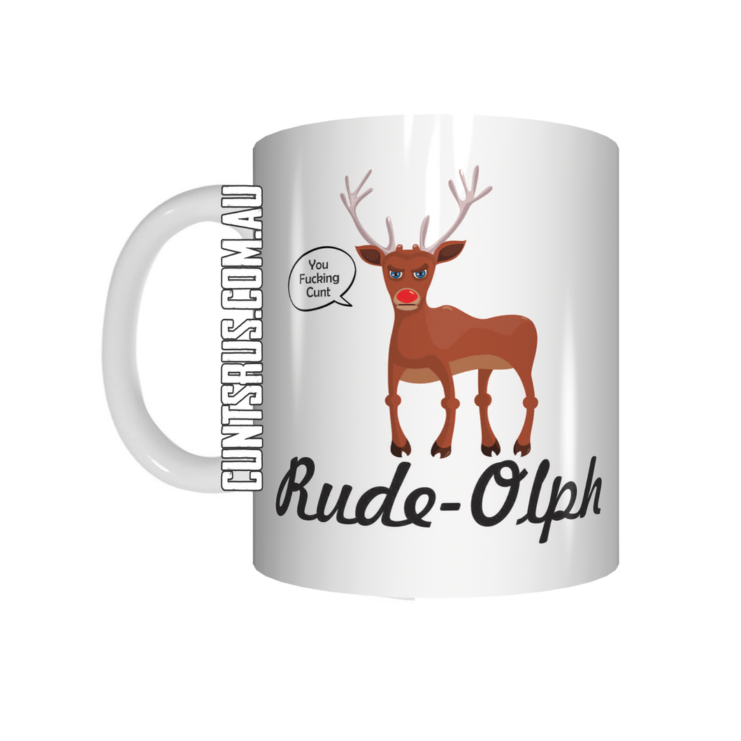 Rude-Olph Christmas Mug CRU07-92-12090