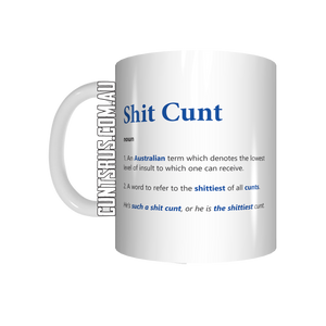 Shit Cunt Urban Dictionary Definition Coffee Mug Gift CRU07-92-8220
