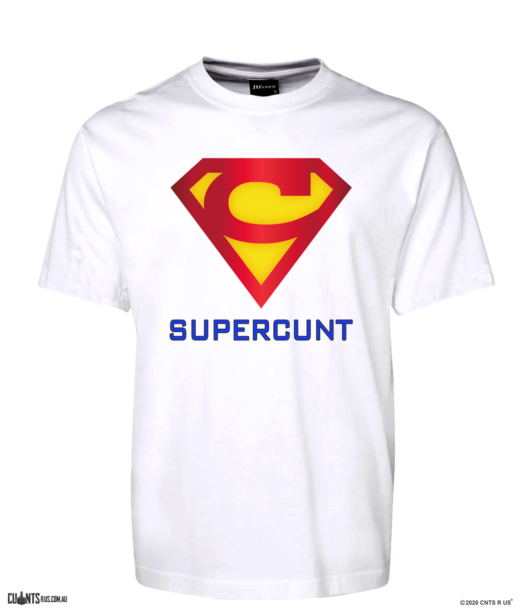 Super Cunt Tee Superman Style T-Shirt Supercunt CRU01-1HT-24001