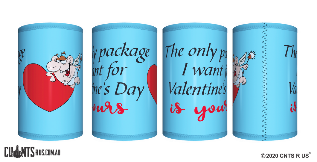 The Only Package I Want For Valentine's Day Is Yours Stubby Holder CRU26-40-12135