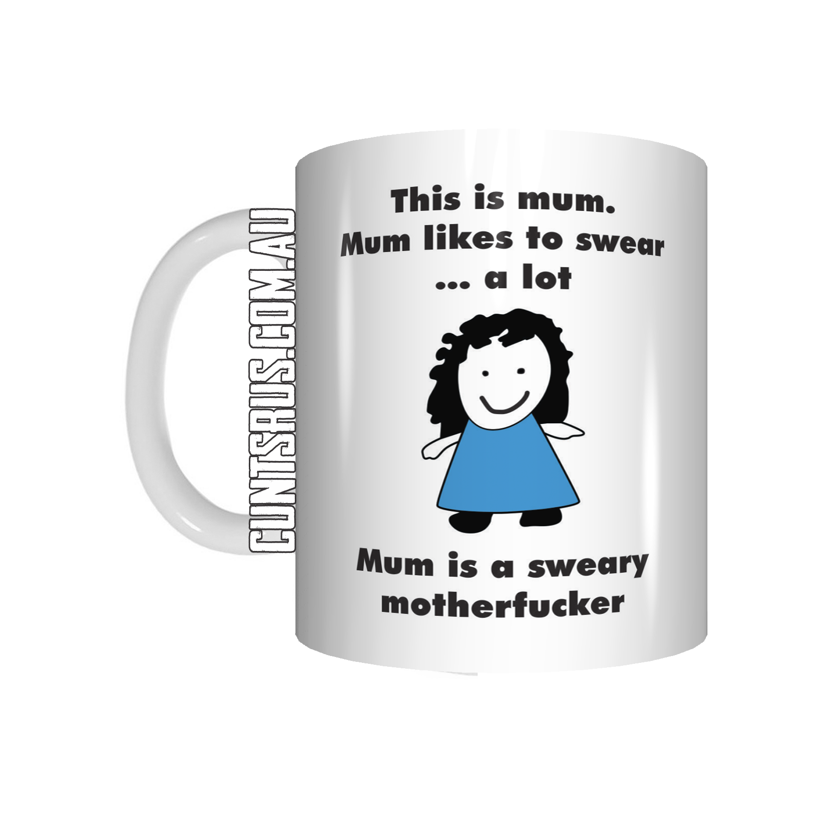 Sweary mum best sale mug