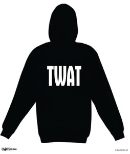 Twat Black Hoodie Jumper CRU01-TP212H-30007
