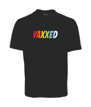 Load image into Gallery viewer, VAXXED T-SHIRT WITH COLOURED LETTERS FDG01-1HT-23036

