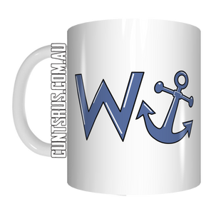 W - Anchor ! Coffee Mug Gift CRU07-92-12063